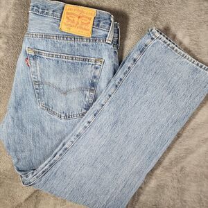 Levi's 501 Original Fit 35x30 Made in Egypt Button Fly Straight Leg Vintage